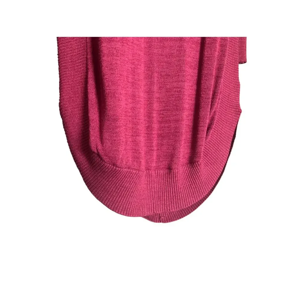 Maurices Women's Maroon 3/4 Sleeve Lightweight Knit Sweater | Plus Size 0 (14W) - Picture 4 of 9